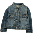 Daniele Alessandrini Giubbino Tinta Unita In Denim per Neonato 1295D0894 BLU DANIELE ALESSANDRINI 