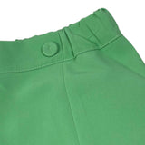 Illiana Pantalone Tinta Unita con Elastico In Vita per Bambina 533 VERDE ILLIANA 