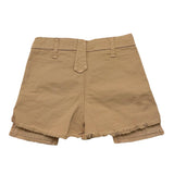 U+È Short Modello Gonna Tinta Unita per Bambina UE1760 SABBIA U+è 