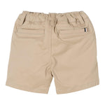 Boss Bermuda Tinta Unita con Elastico In Vita per Neonato J52080 BEIGE BOSS 