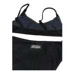 Saint Barth Costume 2 Pezzi Fascia-Mutandina per Bambina LUREX NERO SAINT BARTH 