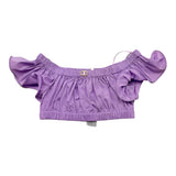 Twinset Completo Short-Top Tinta Unita con Logo per Neonata 251GJ2422 VIOLA TWINSET 