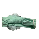 Liu Jo Fascia Cappelli Tinta Unita con Applicazione per Bambina HA5031 VERDE ACQUA LIU JO 