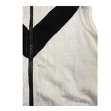 Balmain Felpa Smanicata Tinta Unita Cn Cappuccio Bianco Per Bambino