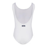 Saint Barth Costume Intero Tinta Unita con Brillantini per Neonata CARA00101N BIANCO SAINT BARTH 