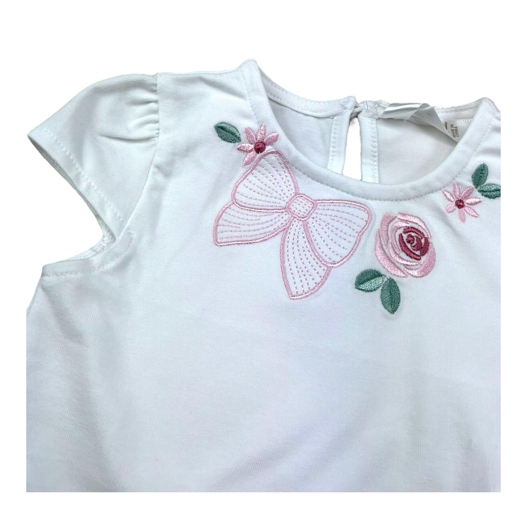 Mayoral Completo 2 Pezzi T-Shirt-Culotte per Neonata 1663XX BIANCO MAYORAL 