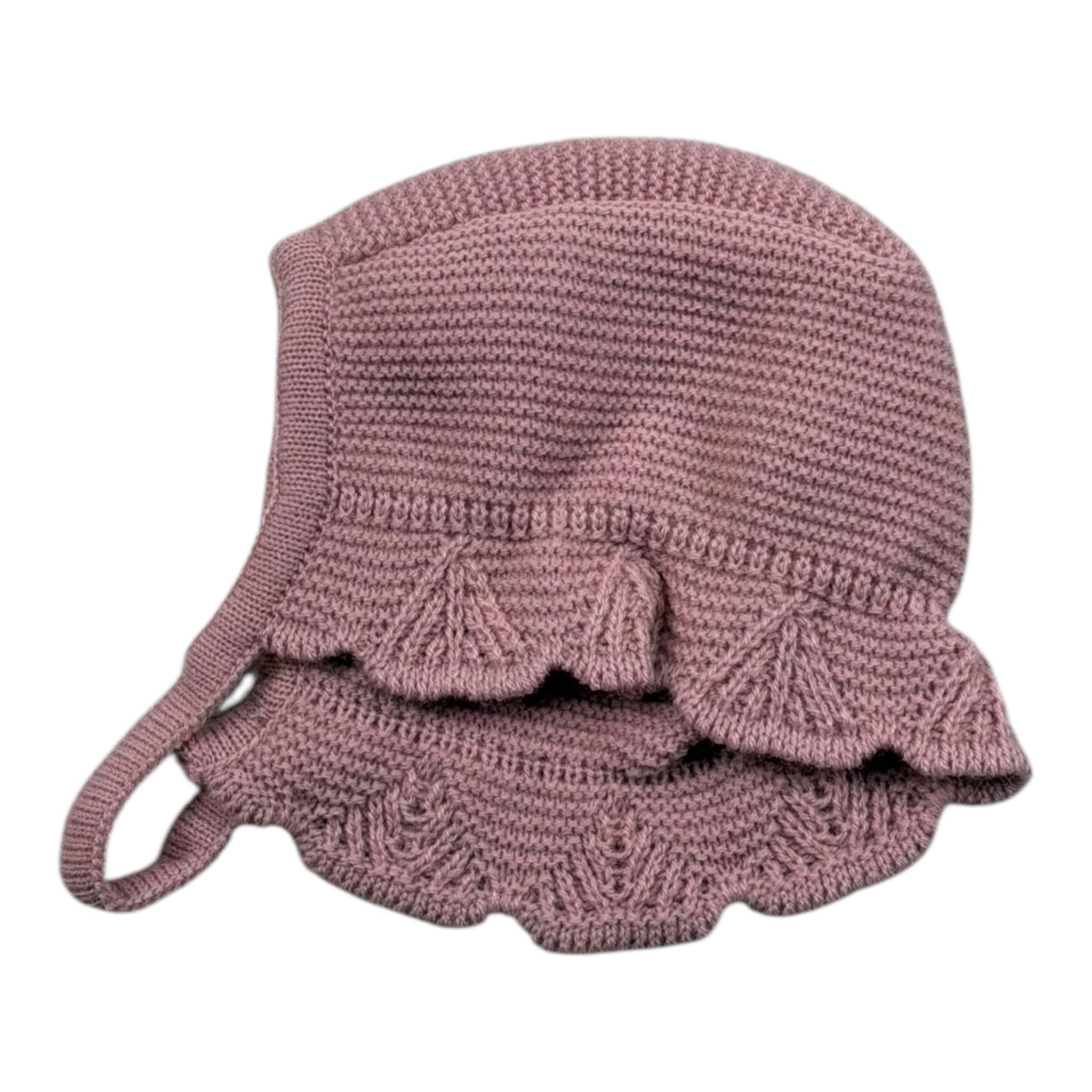 Mac Ilusio'N Cappello Tinta Unita con Ricami per Neonata G029 MAGENTA MAC ILUSIO'N 