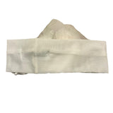 Colori Chiari Fascia Capelli Tinta Unita Con Applicazione Fiori Bianco Per Neonata