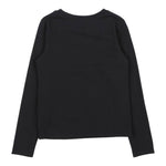 MICHAEL KORS shirt girocollo tinta unita con stampa logo Nero per Bambina R15195 NERO MICHAEL KORS 
