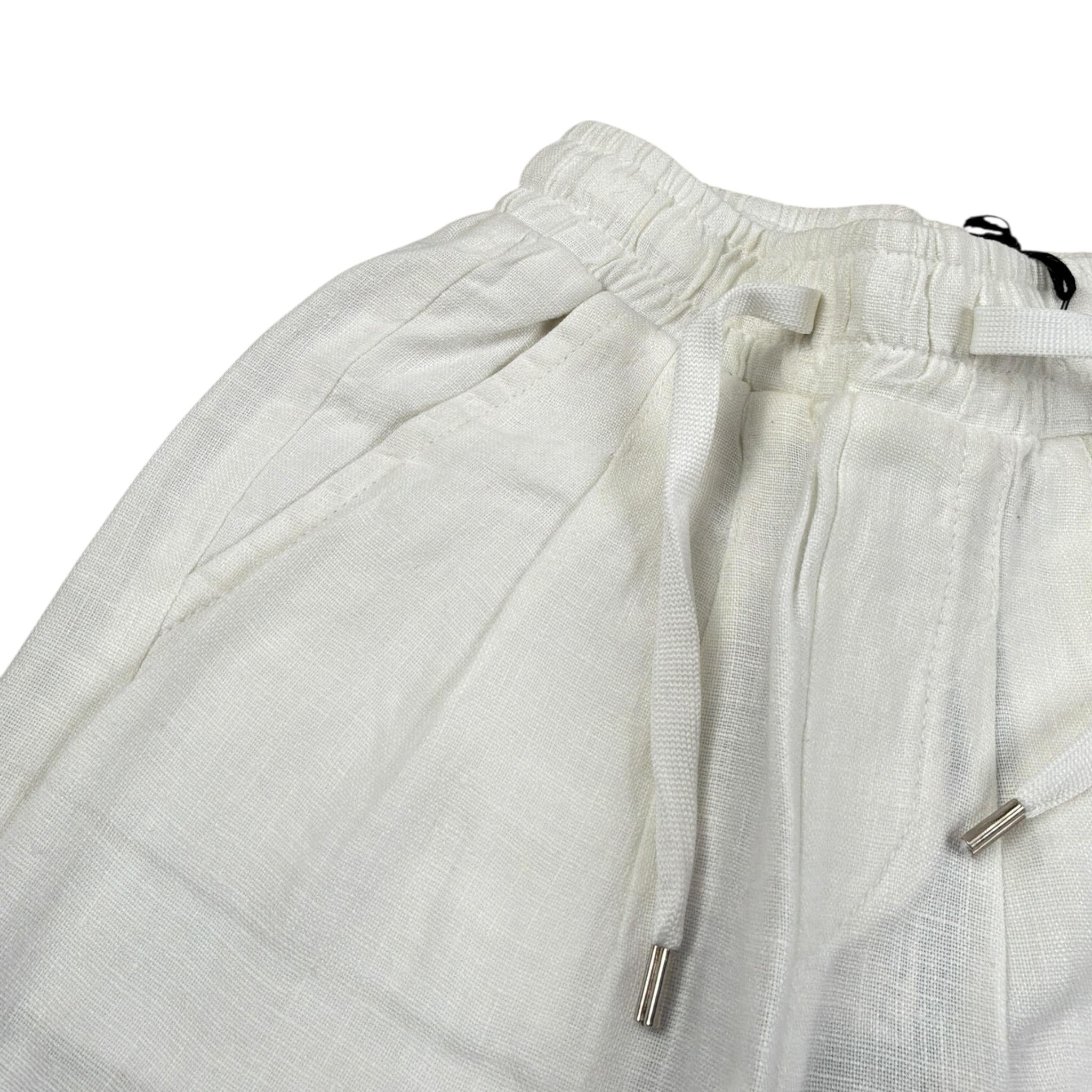 Numbers Pantalone tinta unita con Elastico In Vita Bianco per Bambino 2115 BIANCO NUMBERS 