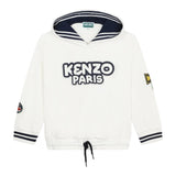 Kenzo Felpa Girocollo Tinta Unita con Stampa per Bambina K60243 BIANCO KENZO 