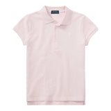 Ralph Lauren Polo Mezza Manica Tinta Unita con Logo per Bambina 312573242011 ROSA RALPH LAUREN 