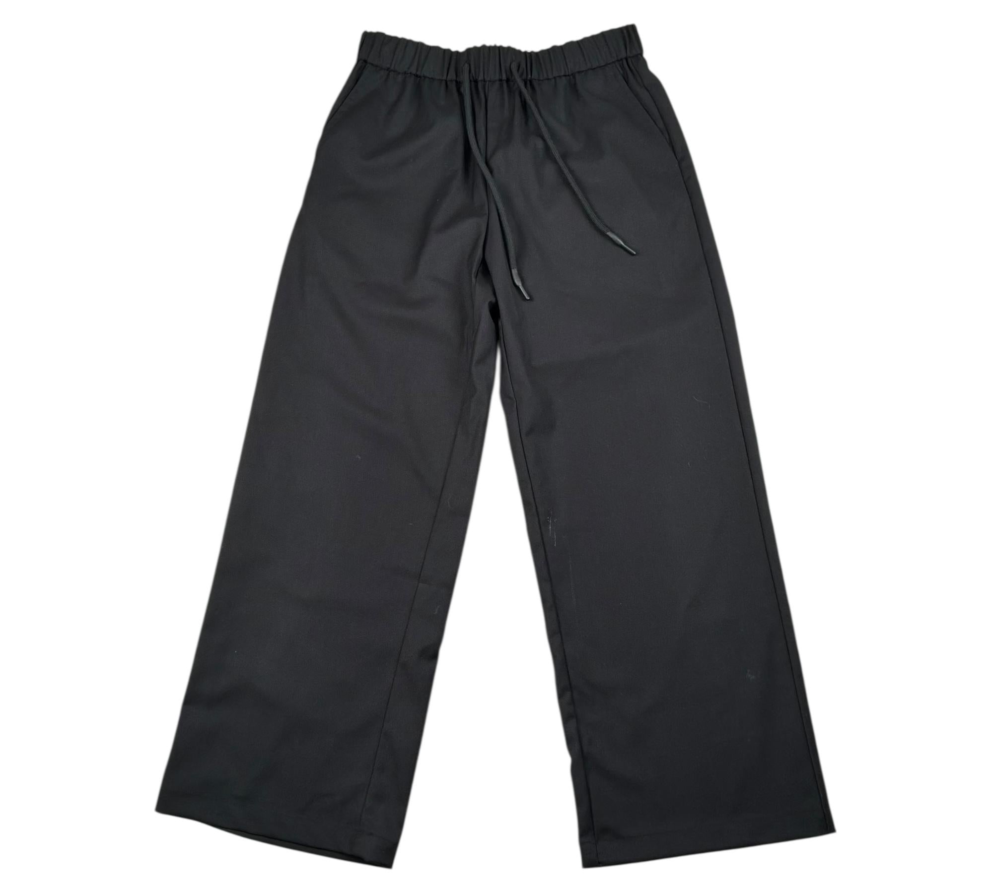 John Richmond Pantalone Tinta Unita con Elastico In Vita per Bambino RBP26243PA NERO JOHN RICHMOND 