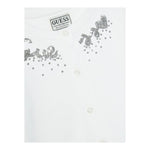 Guess Cardigan Tinta Unita con Paillettes per Neonata K5RR03Z3820 BIANCO GUESS 