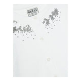 Guess Cardigan Tinta Unita con Paillettes per Neonata K5RR03Z3820 BIANCO GUESS 