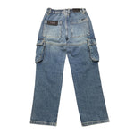 ANTONY MORATO jeans tinta unita con elastico in vita Blu per Bambino MKDT0070 BLU ANTONY MORATO 