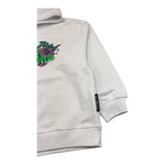 JOHN RICHMOND felpa chiusa con cappuccio tinta unita con stampa in contrasto Bianco per Bambino RGA25099FE BIANCO JOHN RICHMOND 