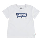 Levi'S T-Shirt Girocollo Tinta Unita con Logo per Neonato 6EM318 BIANCO LEVI'S 