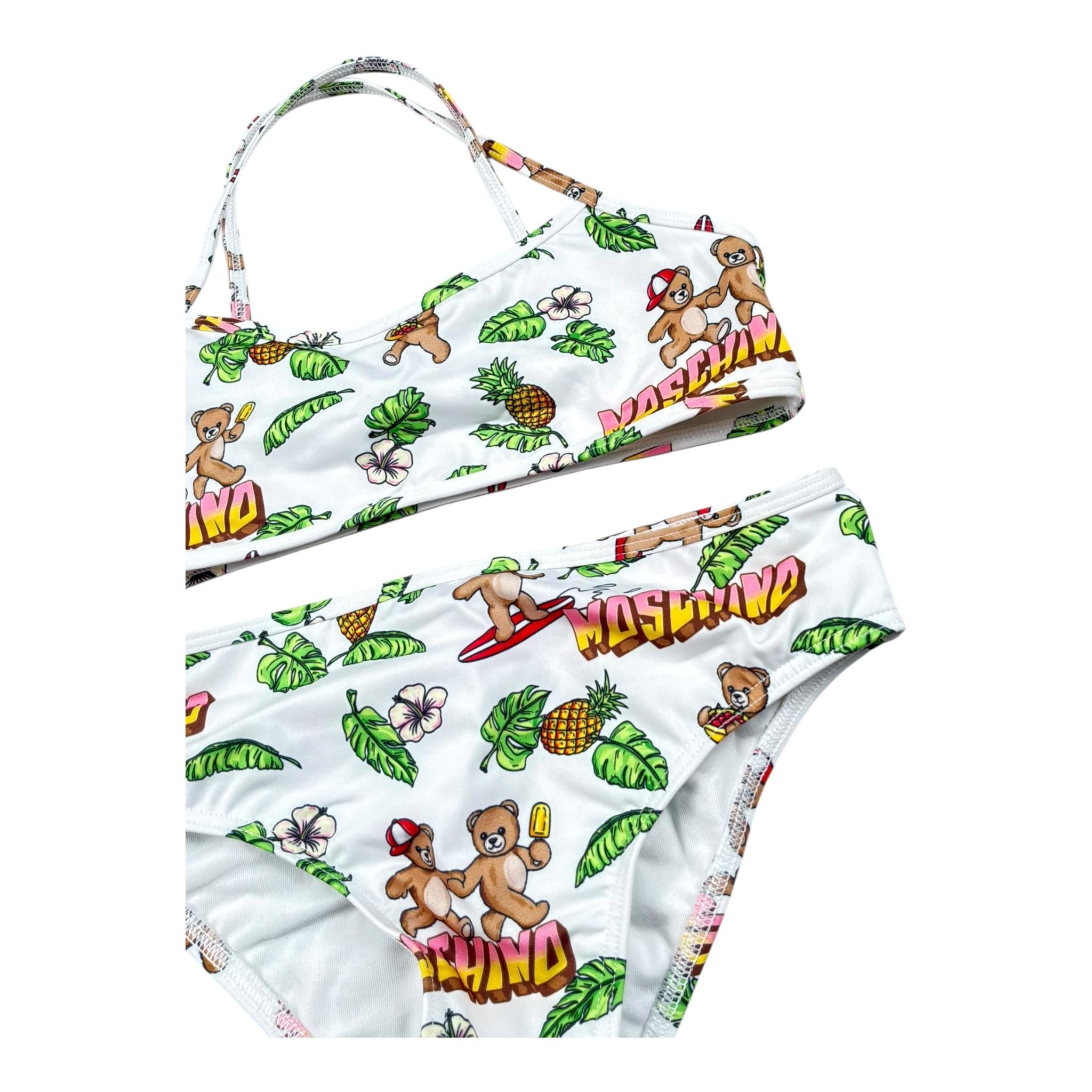 Moschino Costume 2 Pezzi Fascia-Slip per Bambina HHL00E BIANCO MOSCHINO 