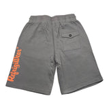 Refrigiwear Bermuda In Tuta Tinta Unita Con Logo Grigio Per Bambino