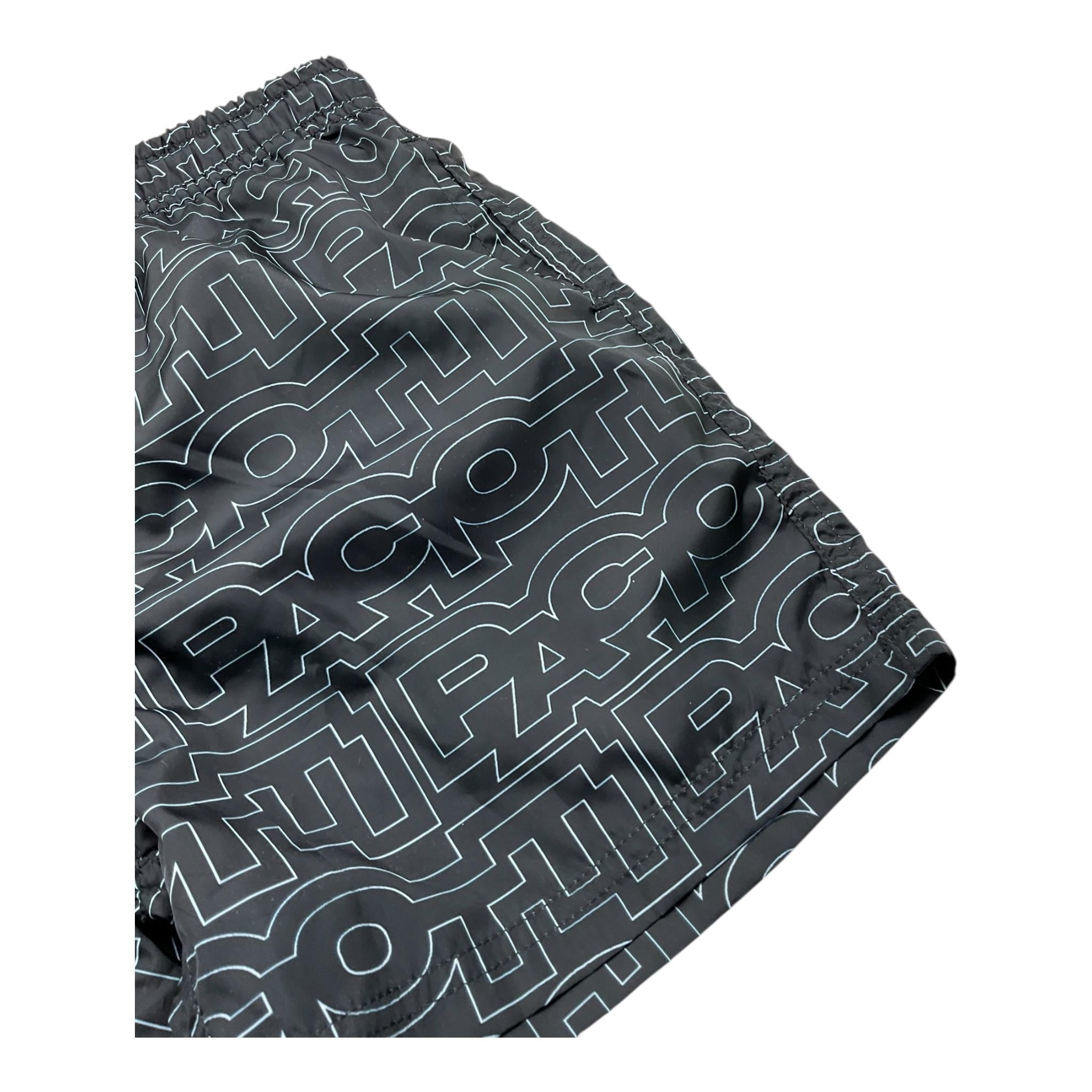 Cesare Paciotti Costume Modello Box Tinta Unita Logato per Bambino BXP5104JX NERO CESARE PACIOTTI 