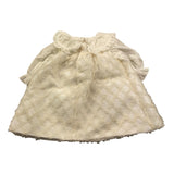 LA STUPENDERIA abito manica lunga tinta unita con maniche in ciniglia Panna per Neonata CCAB74 PANNA LA STUPENDERIA 