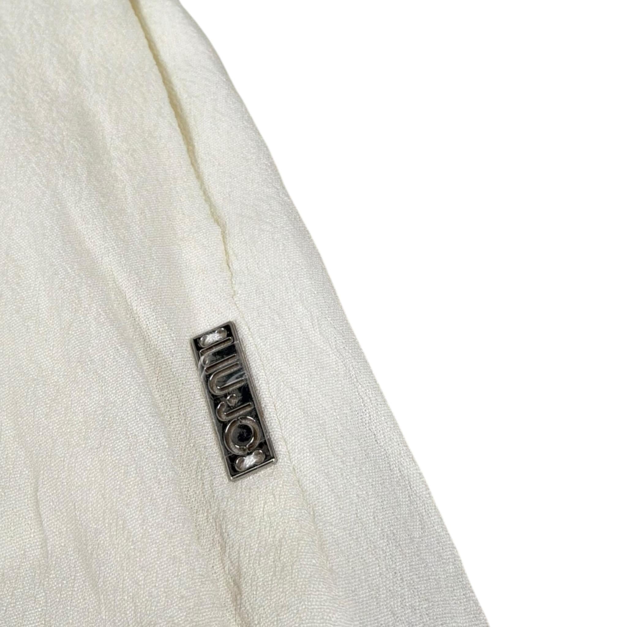 Liu Jo Pantalone Tinta Unita con Elastico In Vita per Bambina GA4188 BIANCO LIU JO 