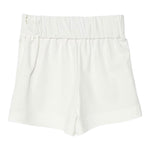 Patrizia Pepe Short Tinta Unita con Elastico In Vita per Bambina 7P0383 BIANCO PATRIZIA PEPE 