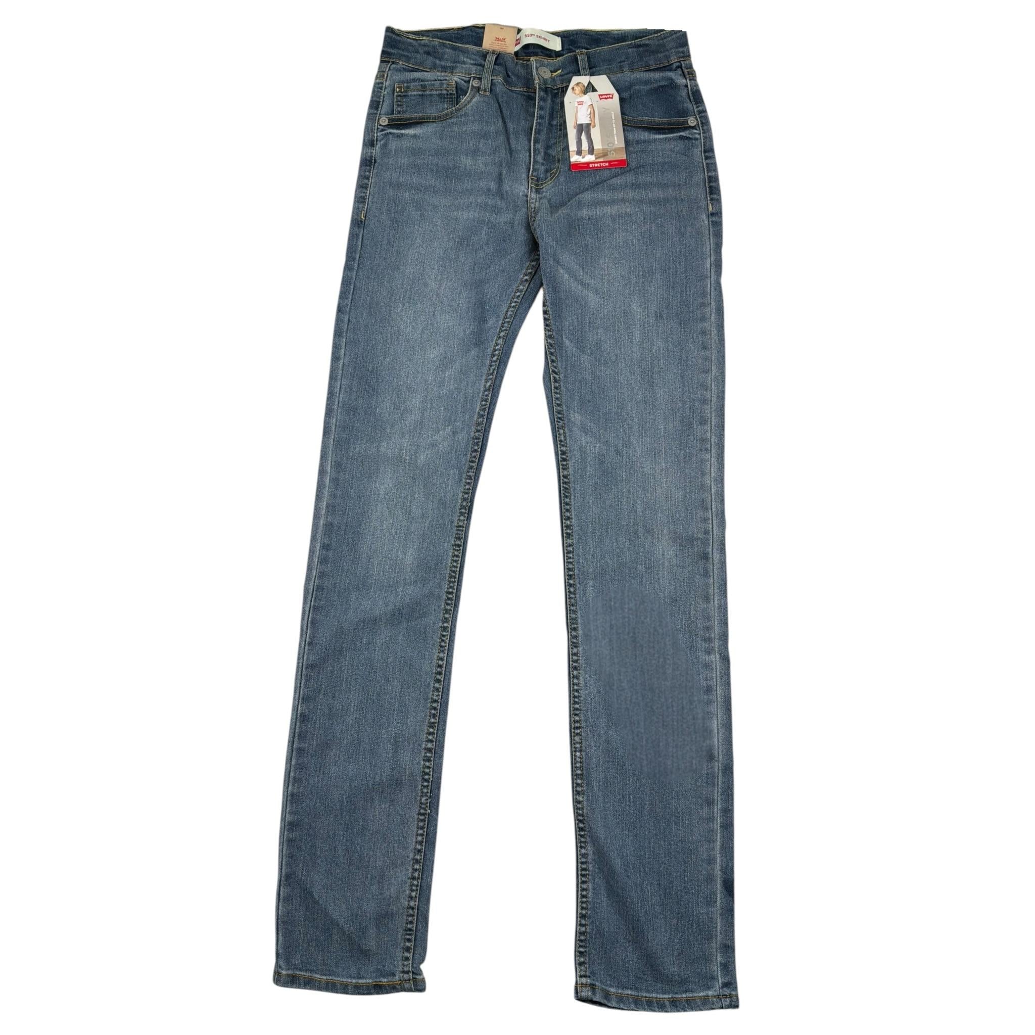 Levi'S Jeans Tinta Unita con Girovita Regolabile per Bambino 9E2008 BLU LEVI'S 