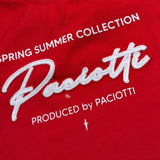 Cesare Paciotti T-Shirt Tinta Unita Girocollo con Stampa per Neonato TSP3157B ROSSO CESARE PACIOTTI 