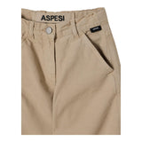 Aspesi Pantalone Tinta Unita con Elastico In Vita per Bambina S25056PLC6057 BEIGE ASPESI 