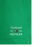 Tommy Hilfiger Bermuda Tuta Tinta Unita con Logo per Bambino KB0KB09481 VERDE TOMMY HILFIGER 