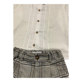 BARCELLINO completo 3 pezzi camicia-bermuda-papillon Bianco per Bambino 106512 BIANCO BARCELLINO 