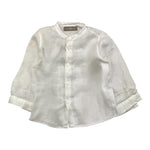 Little Bear Camicia Tinta Unita con Colletto Coreano per Neonato 8222N BIANCO LITTLE BEAR 