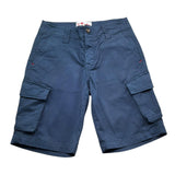 Saint Barth Bermuda Tinta Unita con Tasconi per Bambino 00446L BLU SAINT BARTH 