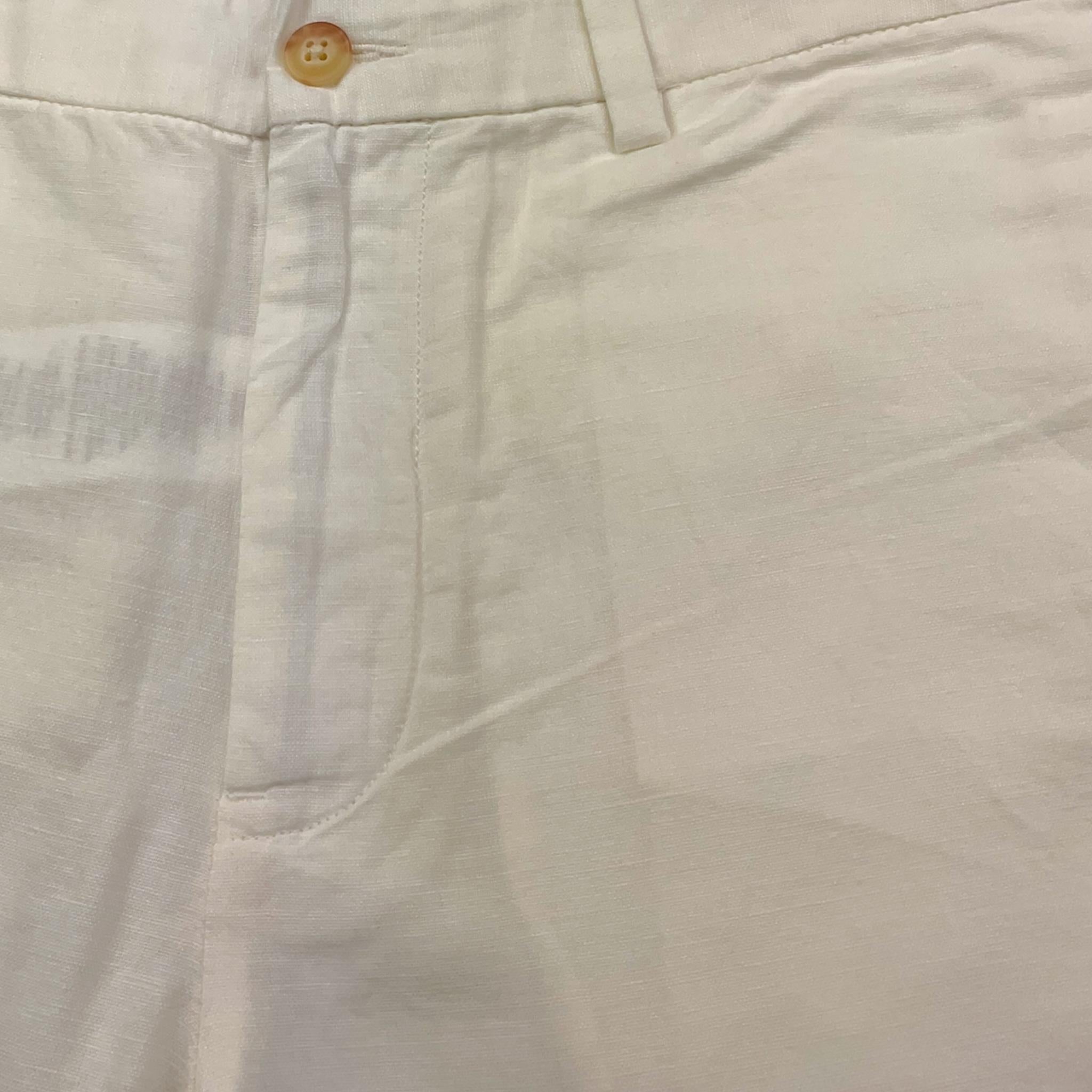 Ralph Lauren Bermuda Tinta Unita con Logo per Bambino 323932984001 BIANCO RALPH LAUREN 