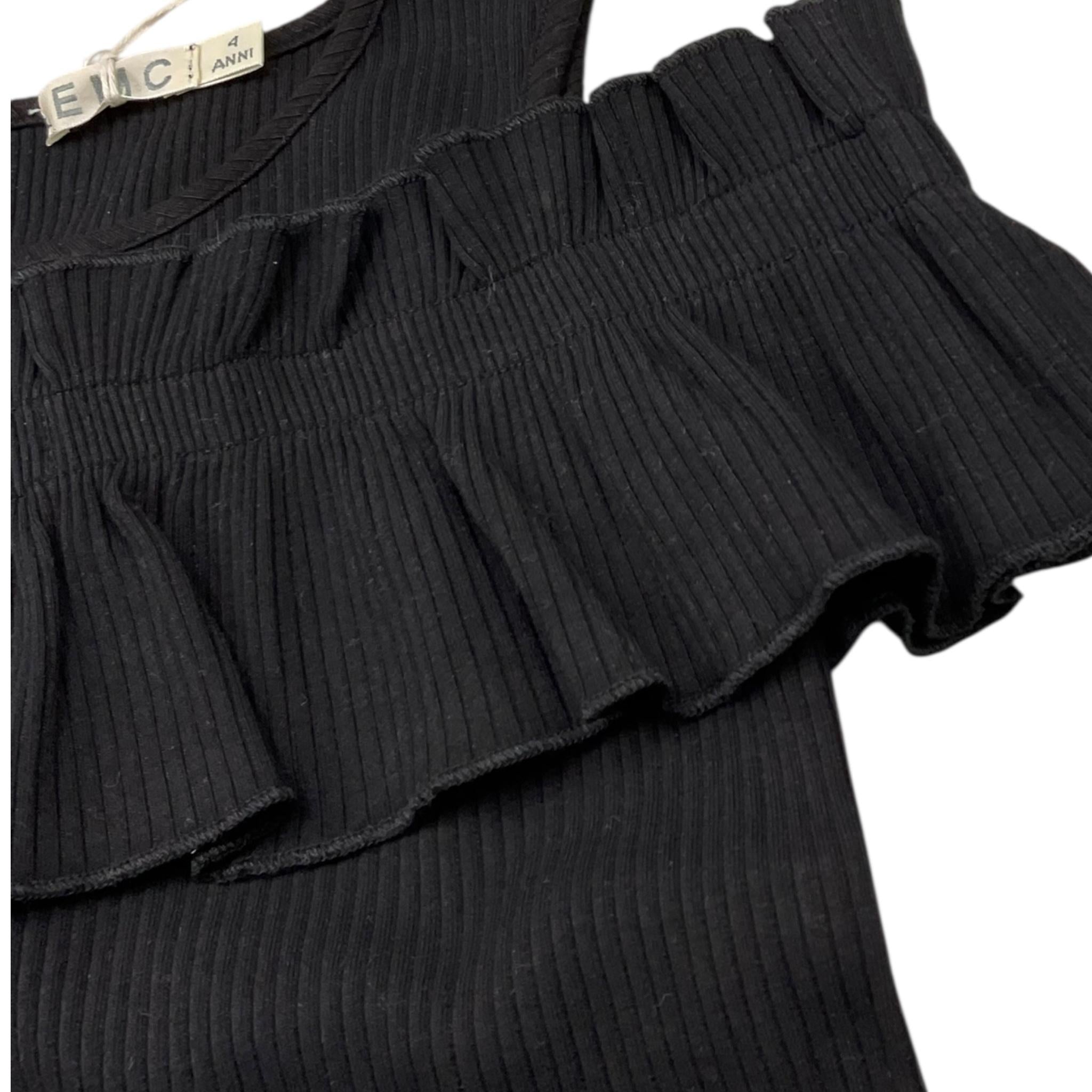 Emc Completo 2 Pezzi Top-Short per Bambina CO3640 NERO EMC 