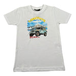 F**K T-Shirt Girocollo Tinta Unita con Logo per Bambino FJ25J01TS75WH BIANCO F**K 