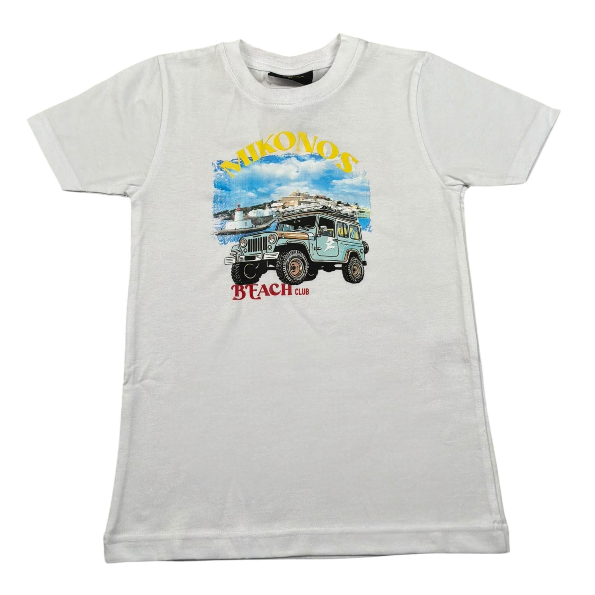 F**K T-Shirt Girocollo Tinta Unita con Logo per Bambino FJ25J01TS75WH BIANCO F**K 