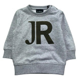 John Richmond Felpa Chiusa Girocollo Tinta Unita con Stampa per Neonato RIP26078FE GRIGIO JOHN RICHMOND 