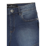 John Richmond Short In Denim con Girovita Regolabile per Bambina RGP25014SHX BLU JOHN RICHMOND 