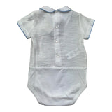 Le Bebe Body Camicia Mezza Manica Tinta Unita per Neonato LBB5375 BIANCO LE BEBE 