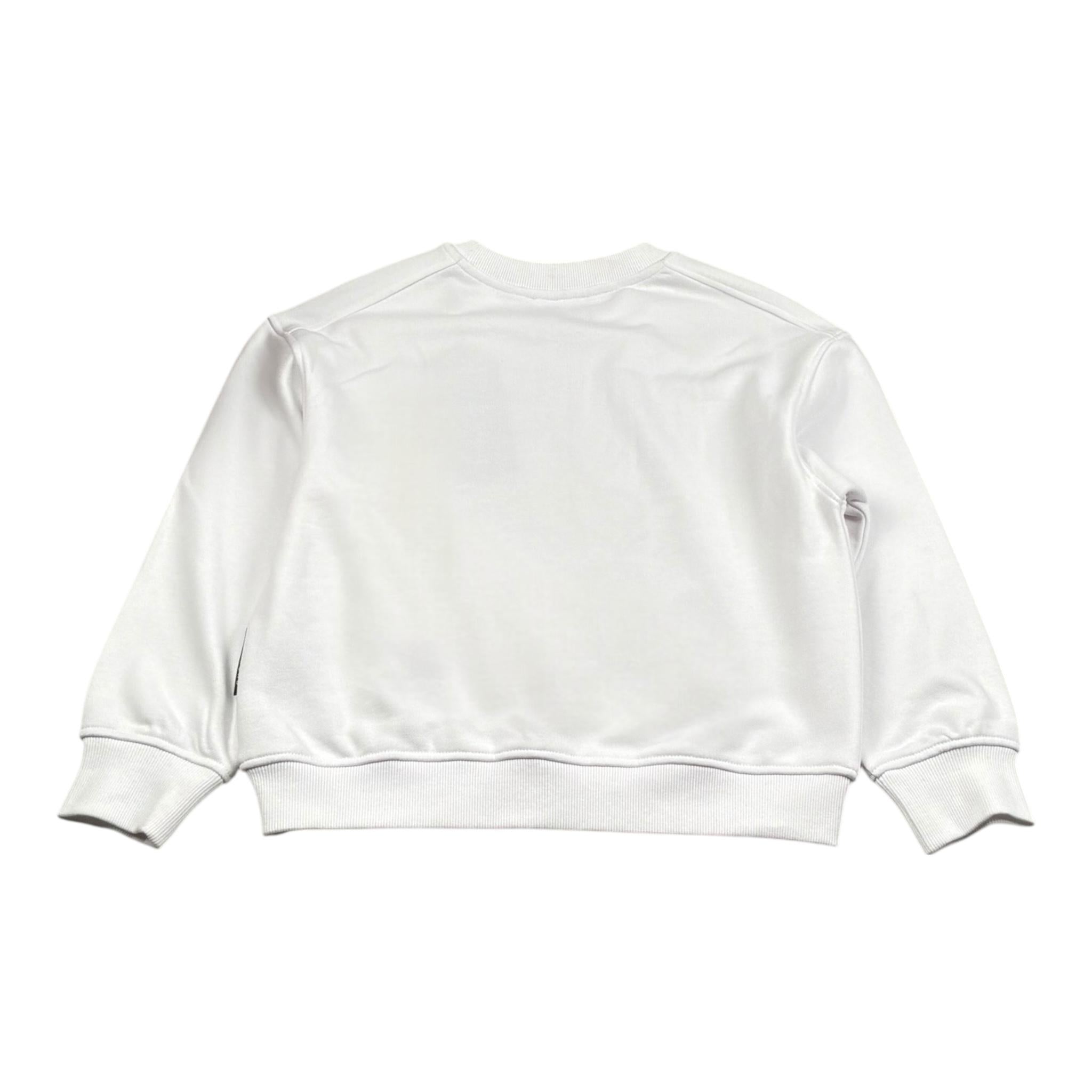 John Richmond Felpa Girocollo Tinta Unita con Stampa per Bambina RGP26161FE BIANCO JOHN RICHMOND 