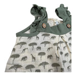 Calamaro Completo 2 Pezzi Camicia-Culotte per Bambina 17720J VERDE CALAMARO 