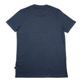 Dan John T-Shirt Girocollo Tinta Unita Cn Stampe In Contrasto Blu Per Bambino