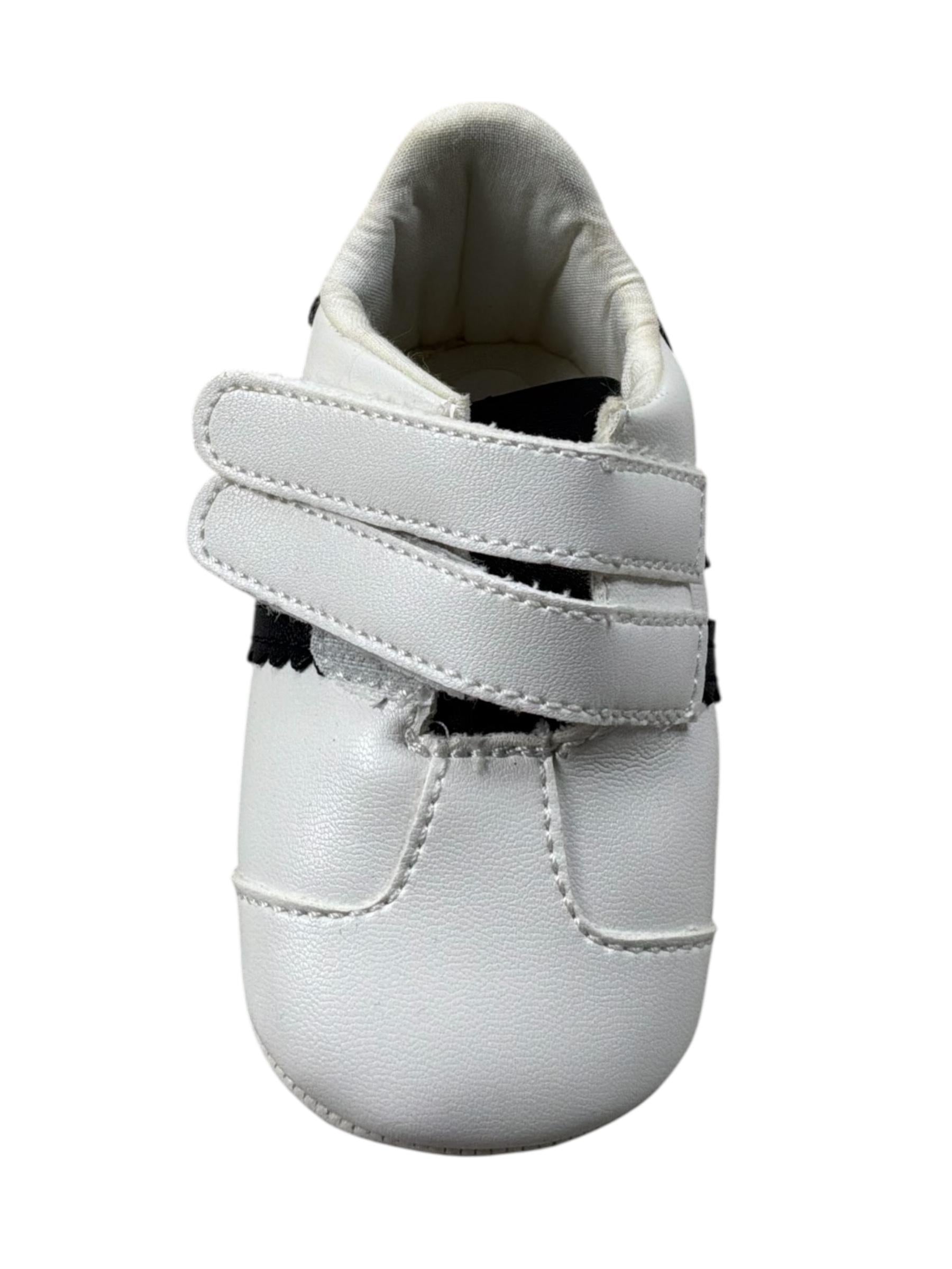 Le Bebe' Sneakers Modello Morbido tinta unita con Strappi Bianco per Neonato LBB4094 BIANCO LE BEBE' 