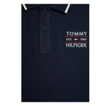 Tommy Hilfiger Polo Mezza Manica con Ricamo Logo Blu per Bambino KB0KB09524X BLU TOMMY HILFIGER 