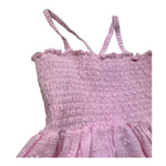 Saint Barth Camicia Bretelline Tinta Unita In Pizzo Sangallo per Bambina IRMINE ROSA SAINT BARTH 