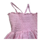 Saint Barth Camicia Bretelline Tinta Unita In Pizzo Sangallo per Bambina IRMINE ROSA SAINT BARTH 