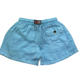 Saint Barth Bermuda Tinta Unita con Elastico In Vita per Bambino JEAN AZZURRO SAINT BARTH 